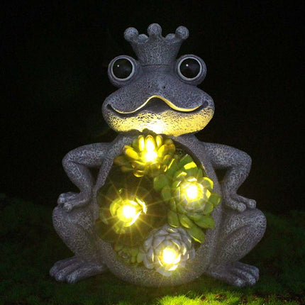 Outdoor Solar Frog Garden Light – Fantasy Glow Ornament