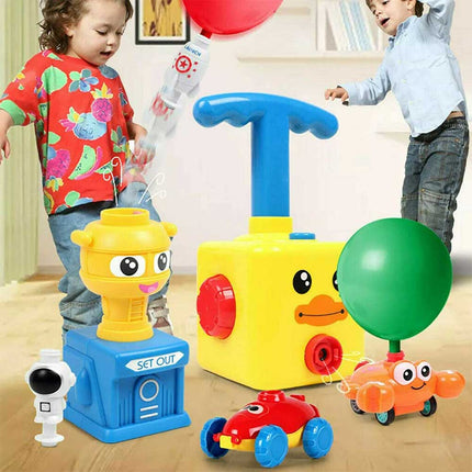 Balloon Powered Car Toy | Inertia Launch Vehicle for Kids Science Experiment