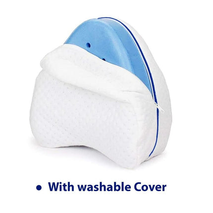 Orthopedic Memory Foam Knee Pillow for Leg & Spine Alignment