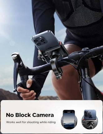 Bike Phone Mount Handlebar Holder for iPhone & Samsung 4.7-7" Phones