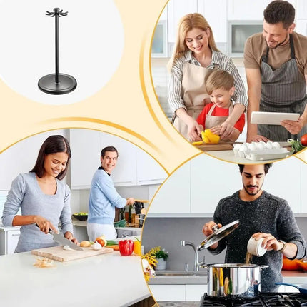 Rotatable Kitchen Tool Holder for Spoon, Spatula, Whisks