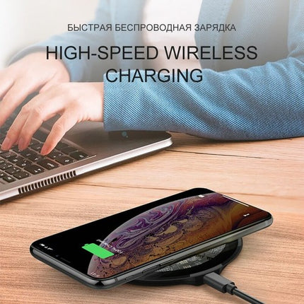 30W Fast Wireless Charging Pad for iPhone 12-14 & Samsung S23+ / S24+