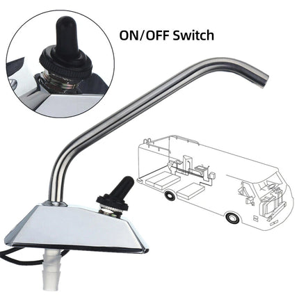 12V DC Water Pump with Faucet & Switch | Pressure Pump for RV, Boat, Caravan, Motorhome Sink