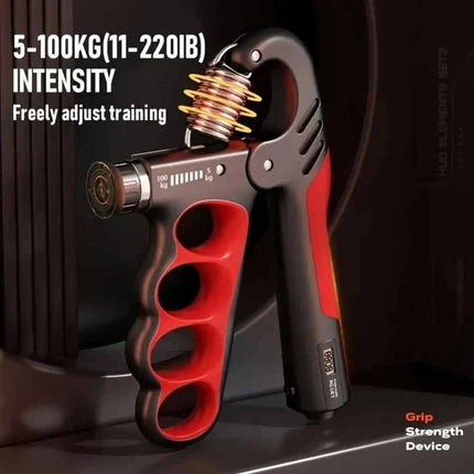 5-100kg Digital Hand Gripper, Adjustable Wrist Expander with Counter
