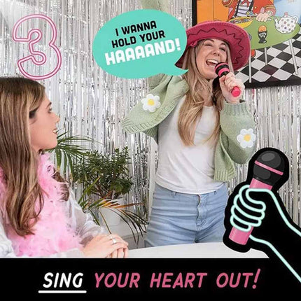 Grab The Mic Lucky Egg – Exciting Party Game for 4 People Who Can’t Sing
