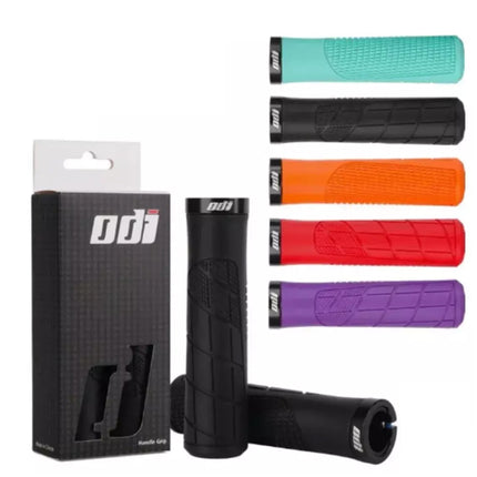 Rubber Anti-Slip Shockproof MTB Bike Grips for 22.2mm Lock-On Handles