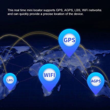 Car & Pet GPS Tracker | Mini Design, Real-Time Location & Anti-Lost Alert