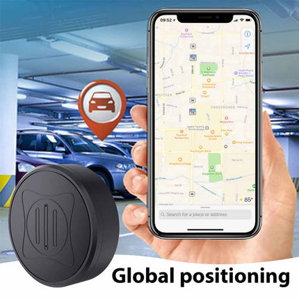 Real-Time GPS Tracker， No Monthly Fee – Mini Magnetic Locator with Geo-Fencing & APP Alerts