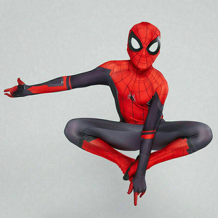 Kids Boys Spider-Man Far From Home Zentai Cosplay Costume Suit