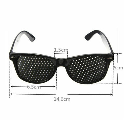 2 Pairs Anti-Fatigue Pinhole Glasses – Improve Eyesight, Reduce Eye Strain
