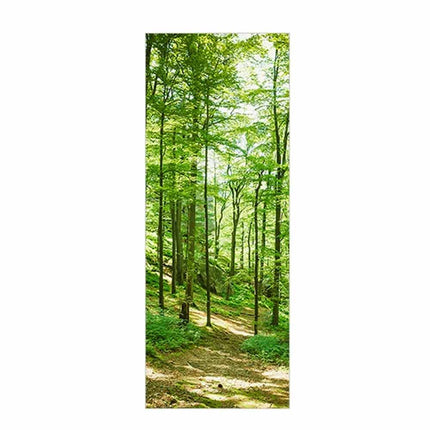 3D Landscape Door Sticker Removable Adhesive Wallpaper for Home Decor