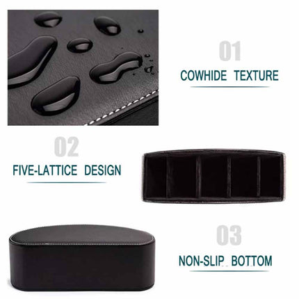 5-Grid TV Remote Holder Desktop Organizer Storage Box