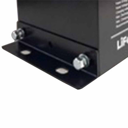 12.8V 100Ah LiFePO4 Battery with Metal Case & Mounting Bracket for RV, Marine & Off-Grid Applications