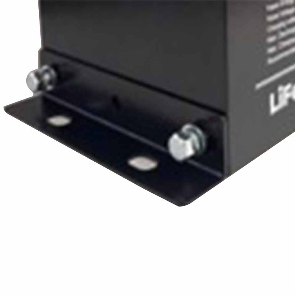 12.8V 100Ah LiFePO4 Battery with Metal Case & Mounting Bracket for RV, Marine, and Off-Grid Applications