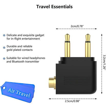 Airplane Bluetooth Adapter for AirPods & Headphones