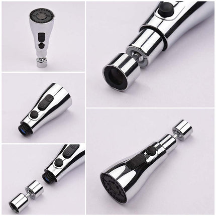360° Swivel Faucet Sprayer Head, 3-Mode Nozzle Replacement