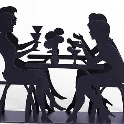 Metal Iron Human Figure Napkin Holder for Kitchen Table Decor