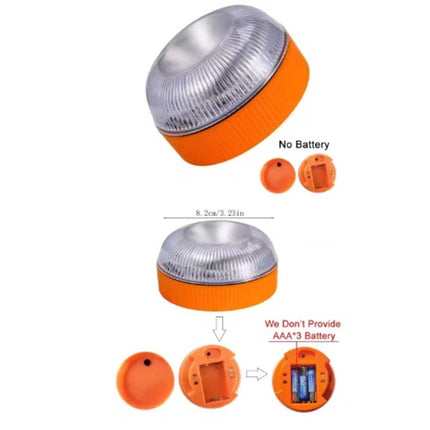 V16 Magnetic Strobe Light - Super Bright, Ultra-Strong Magnet for Emergency & Vehicle Safety