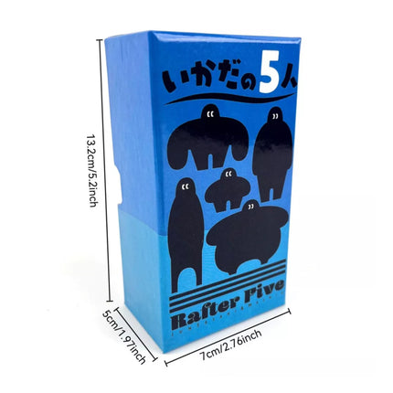 Rafter Five Action Building Board Game for 1-6 Players Party Cards Game