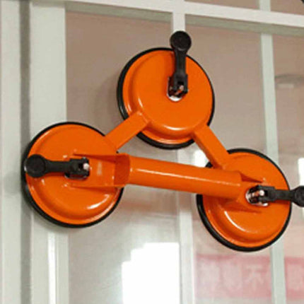 Suction Cup Triple Pad Lifter 75kg Glass Tile Mirror Sucker Plate