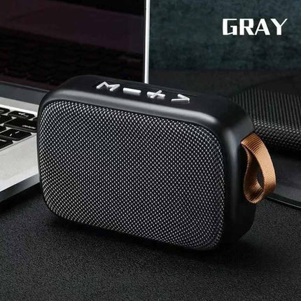 Portable Mini Fabric Bluetooth Speaker Soundbar with FM Radio TF Card & USB