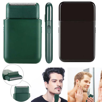 USB Rechargeable Mini Shaver, Pocket-Sized Portable Electric Razor for Men