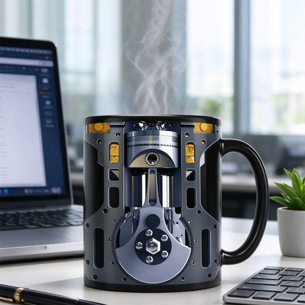 Mechanic Engine Ceramic Coffee Mug 350ml Novelty Cup