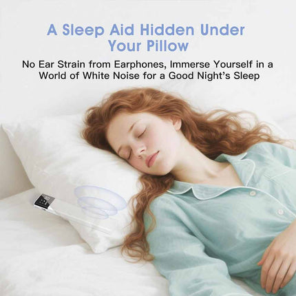 Bone Conduction Under-Pillow Speaker 36 Sleep Sounds Timer Display 650mAh