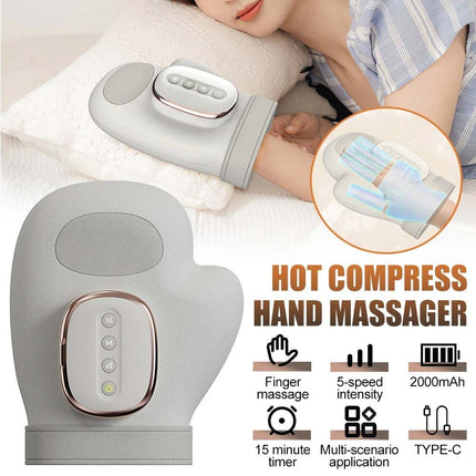 Cordless Hand Massager with Heat & Compression – Relief for Arthritis & Carpal Tunnel