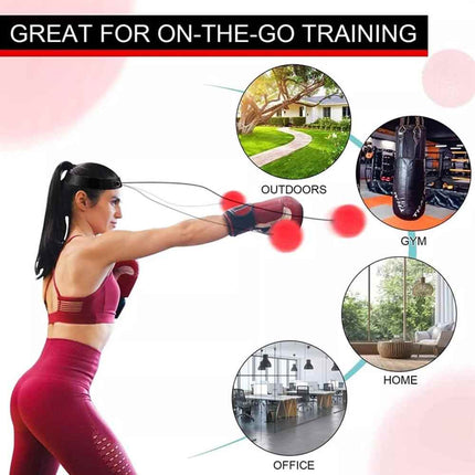 2x Reflex Ball on String – Improve Hand-Eye Coordination & Reaction