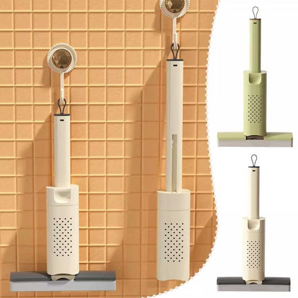 Foldable Hand-Wash Mini Mop, Portable Self-Wringing Small Mop for Kitchen
