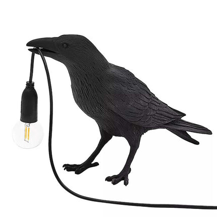 Resin Lucky Bird LED Lamp – Wall/Table/Night Light for Bedside Decor