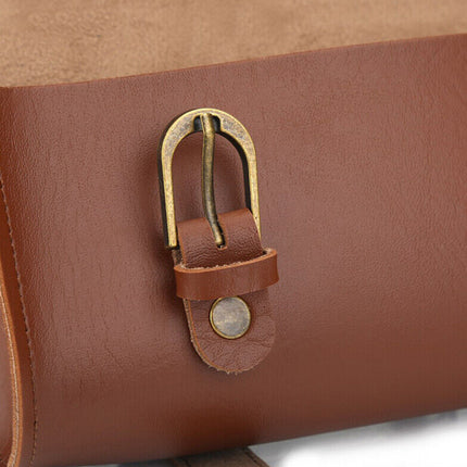 Vintage PU Leather Bike Saddle Bag Cycling Tail Pannier Pouch