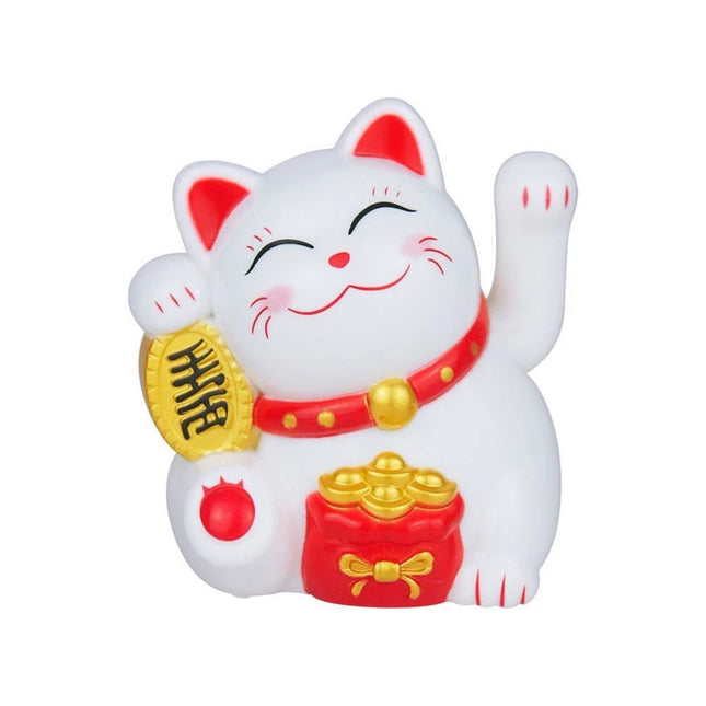 Solar powered Wealth Cat Cute Wealthy Car Home Decor
