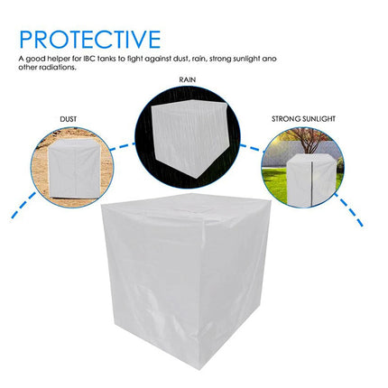 Heavy Duty Waterproof IBC Cover for 1000L Tank, UV Protection