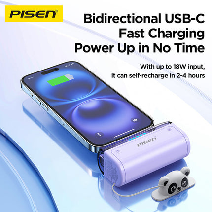 22.5W Mini 5000mAh Cable-Free Power Bank, CCC Certified