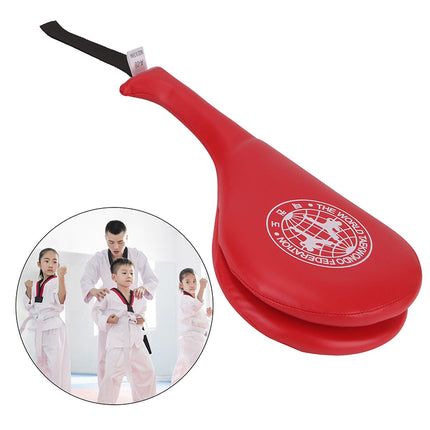 Double Kick Paddle & Punch Pad for Taekwondo, MMA, Kickboxing Training