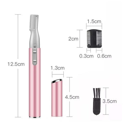 Electric Eyebrow Trimmer & Facial Hair Remover for Women