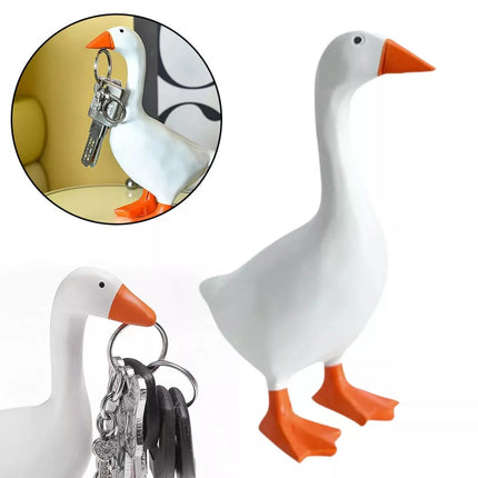 Magnetic Resin Goose Key Holder | Cute Home Decor & Housewarming Gift