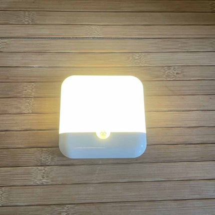 USB Rechargeable PIR Motion Sensor Night Light Bi-Colour Magnetic for Bathroom