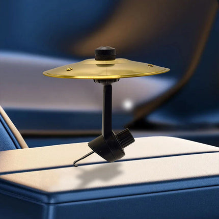Car Air Vent Clip-On Decoration - Dancing Crash Cymbal Drumstick with Fragrance Diffuser