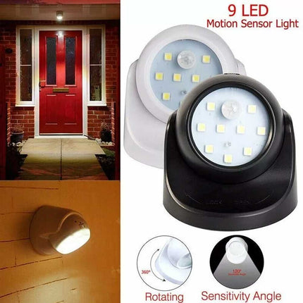 Battery 360° Motion Sensor LED Security Light for Indoor Outdoor Garden