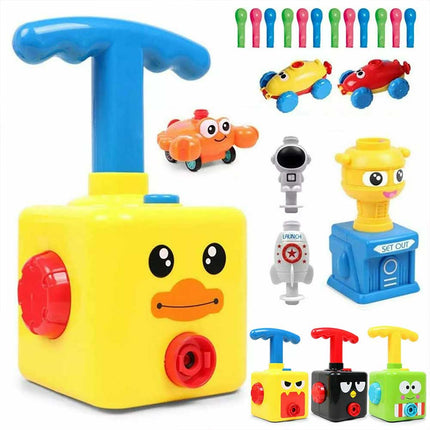 Balloon Powered Car Toy | Inertia Launch Vehicle for Kids Science Experiment