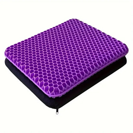 Extra-Thick Orthopedic Gel Seat Cushion for Office & Car