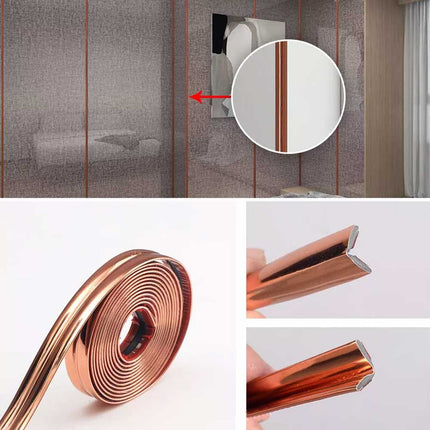 Self Adhesive Wall Edging Strip Flexible Corner Angle Trim for Living Room & Kitchen