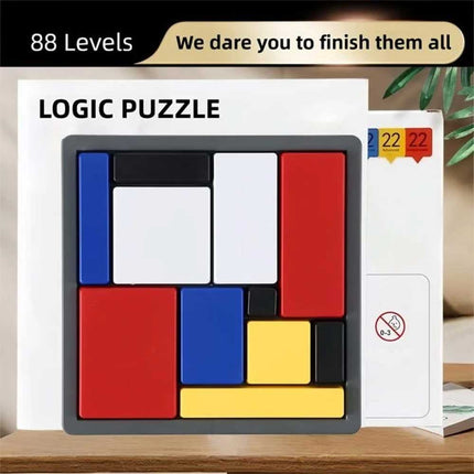 88 Challenges Logic Puzzle Brain Teaser Game 4 Difficulty Levels for Kids & Adults