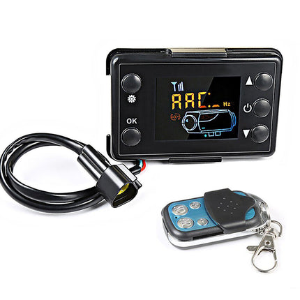 12V/24V Diesel Parking Heater Controller: LCD Switch + Remote Control for Truck, Van, RV Air Heater