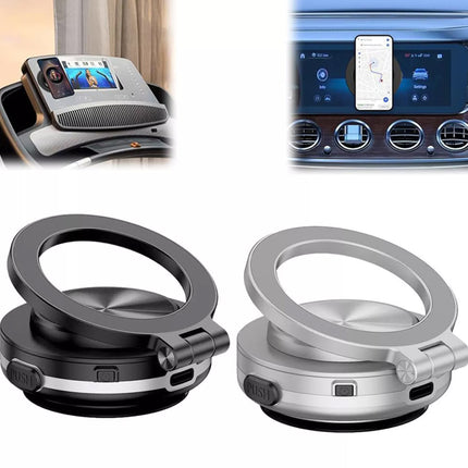 Car Magnetic Vacuum Suction Phone Mount, Strong Dashboard Holder