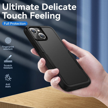 Rugged Armor Case for iPhone 15/16/17 Air Pro Max with Light