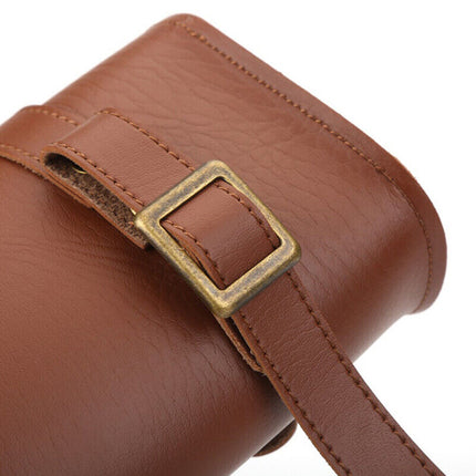 Vintage PU Leather Bike Saddle Bag Cycling Tail Pannier Pouch